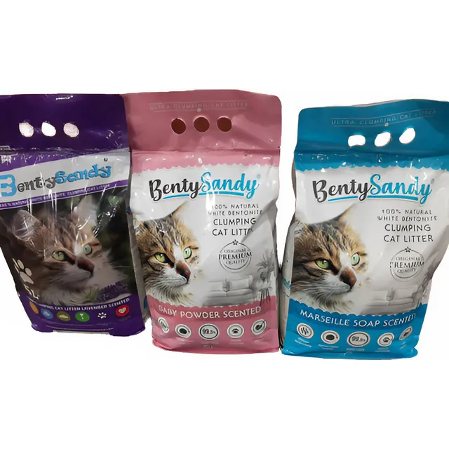 Arena Para Gatos Aglomerante Bentysandy 100% Natural 