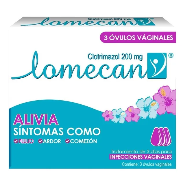 Lomecan Ovulos Vaginales Antimicotico 