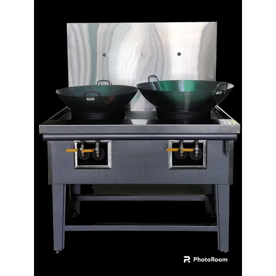 Cocina Wok Industrial 2 Quemadores..