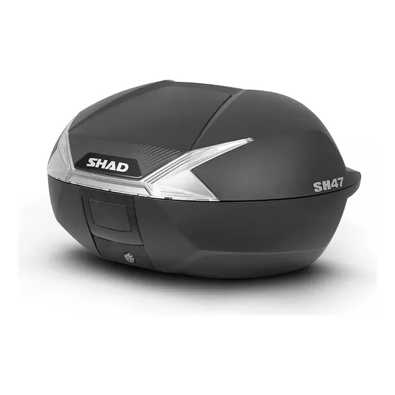 Baul Shad Sh 47 Litros Trasero Blanco ** Fas Motos