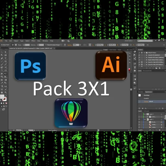 Programas De Diseño Y Edicion Adobe Indesingn Pack 3x1