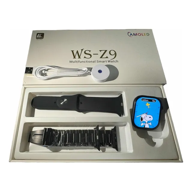 Reloj Inteligente  Wsz9 Doble Correa Metálica Y Sport Amoled