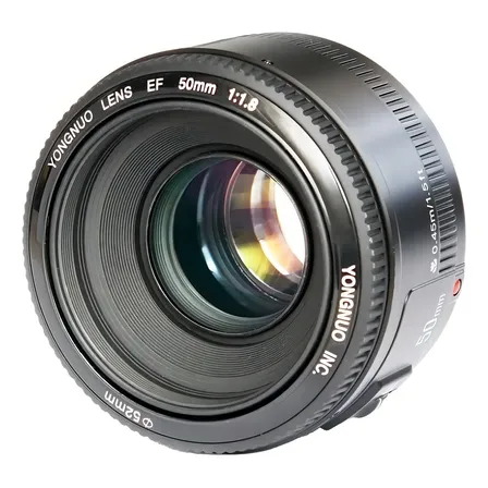Lente Yongnuo 50mm F/1.8 Para Canon Canon Ef Preto