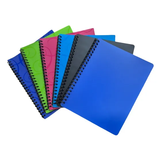 Carpeta A4 Con 20 Fundas Y Espiral