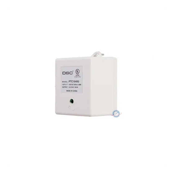 Transformador Dsc Ptc1640u 16vca / 40va Con Fusible Interno