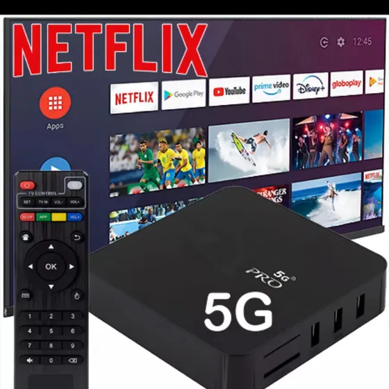 Canales Gratis Tv Box Negro Estándar