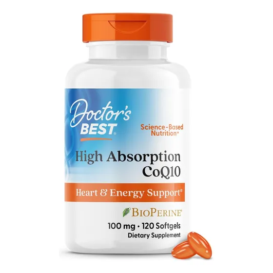 Doctors Best Suplemento Coq10 - Alta Absorción X120 Cápsula Sin Saborizantes