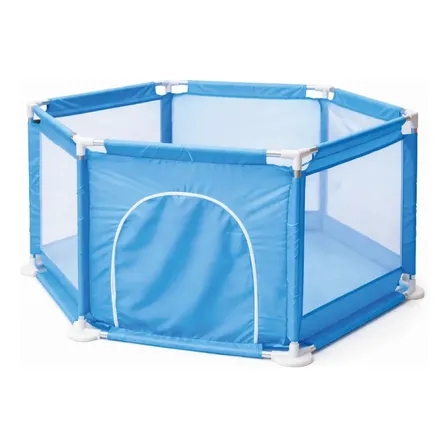 Cercadinho Bebê Infantil Chiqueirinho Criança Baby Bear - Azul