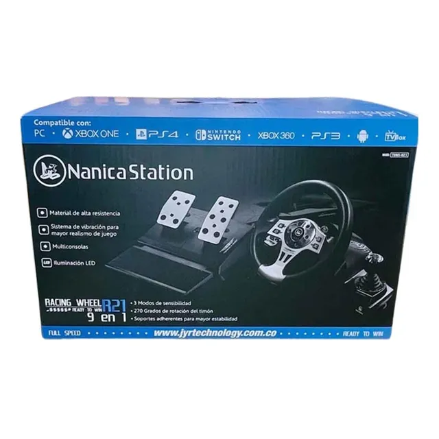 Timón De Carreras Racing Wheel R21 Nanica Station
