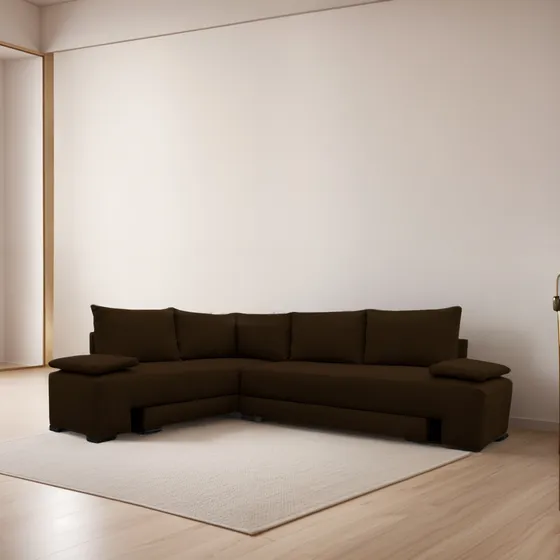 Sala Esquinera Inova Neg Sillon Futon Sofa Cama Convertible