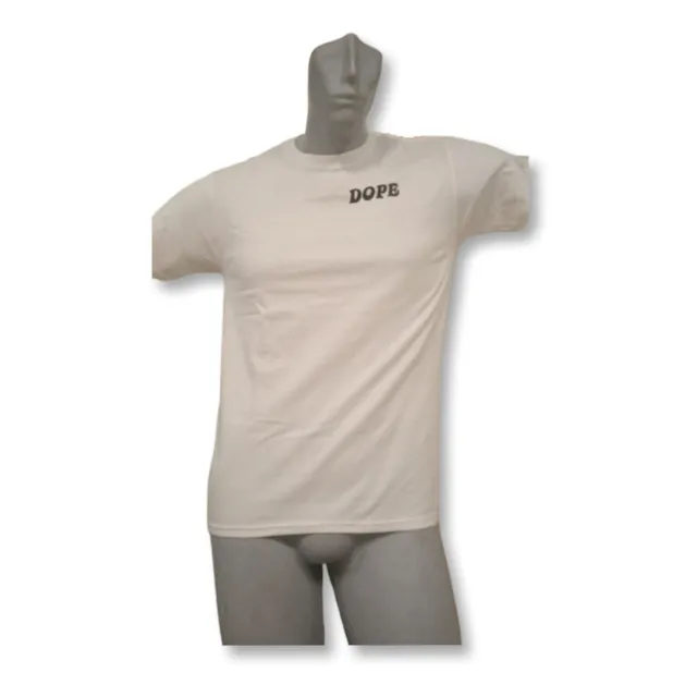 Franelas Caballeros Dope Blanco Talla S