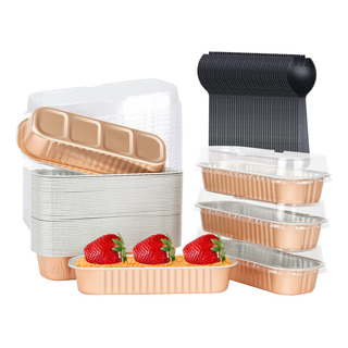 Mini Moldes Desechables Para Tartas Lnyzqus Con Tapa, Paquet Mini Moldes Desechables Para Tartas Lnyzqus Con Tapa, Paquet