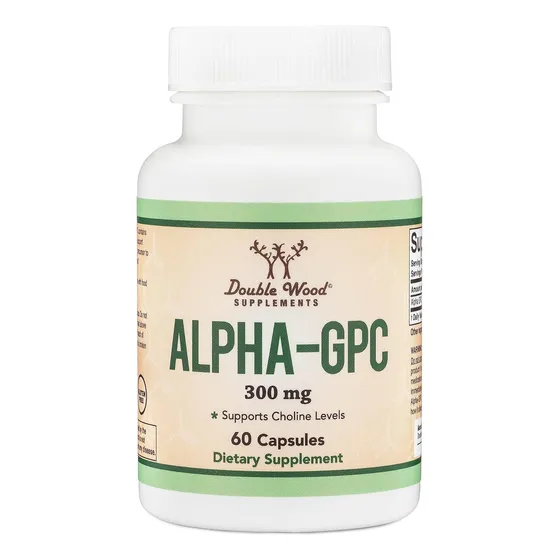 Suplemento De Alfa Gpc Colina 300 Mg 60 Cápsulas
