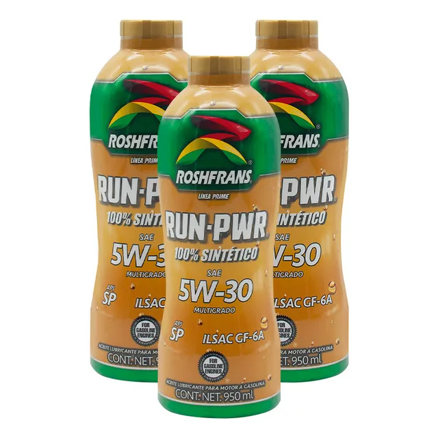 Kit 2.85 Litros Aceite Run-pwr Sintético 5w30 Roshfrans