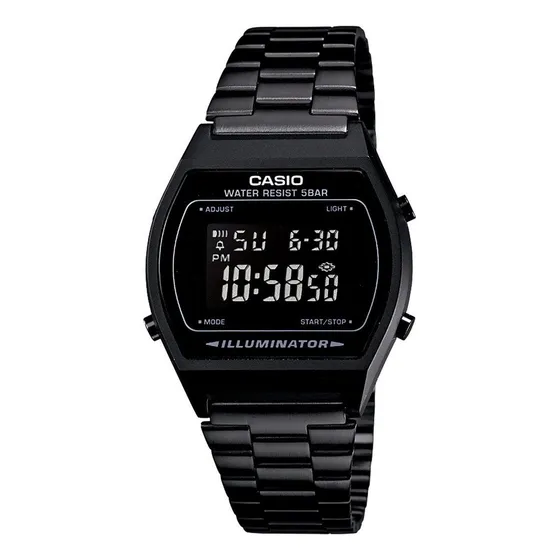 Reloj Casio Vinatage B640wb-1bvt Unisex Color De La Correa B640wb-1bvt / Negro