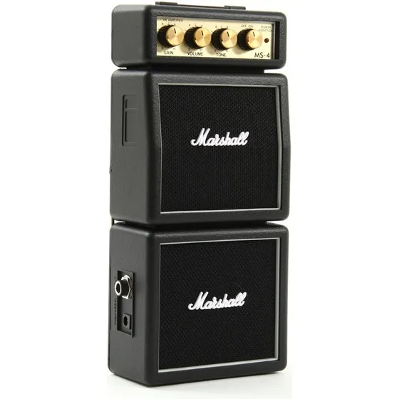 Amplificador Guitarra Mini Marshall Ms4 Doble Portatil