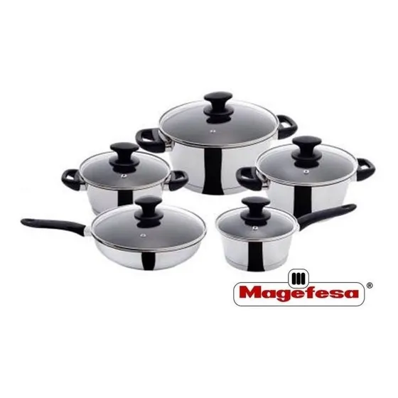 Juego De Ollas Magefesa -  10 Piezas