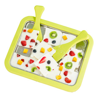 Máquina Para Hacer Rollos De Helado Con 2 Raspadores, Bandej Máquina Para Hacer Rollos De Helado Con 2 Raspadores, Bandej