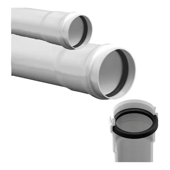 Caño Pvc 160 Mm Con Junta De Goma 3 Mts.