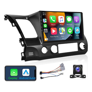 Autoestéreo Hi-fi C/android 11 Carplay P/honda Civic 2006-11 Autoestéreo Hi-fi C/android 11 Carplay P/honda Civic 2006-11