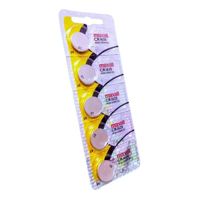 Maxell Pila Original Cr1620 Botón Pack X 5 Unidades