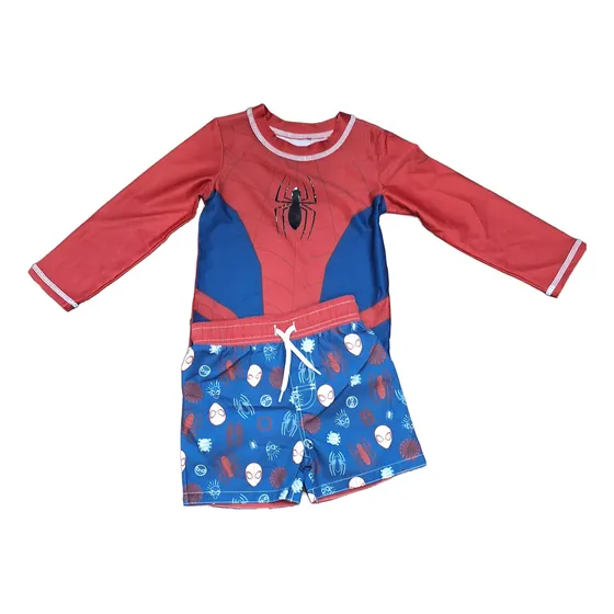Conjunto De Baño Playero De 2 Piezas De Spiderman