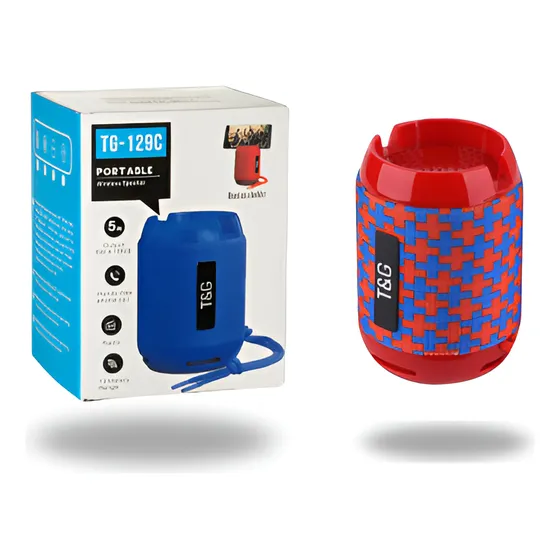 Altavoz Bluetooth Tg-129c Con Soporte Para Celular