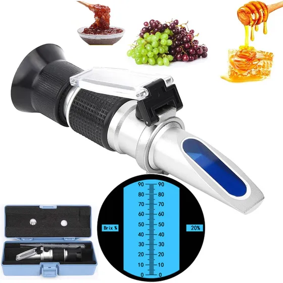 Medidor De Concentración De Refractómetro Brix Tester 0-90%