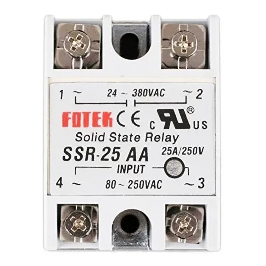 Relé De Estado Sólido Fotek Ssr-25 Aa