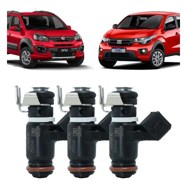 3 Bicos Injetores Fiat Argo Cronos Mobi Uno 3cc Flex Ipe052