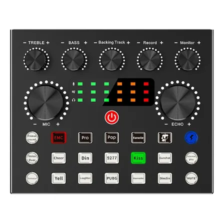 Consola de Sonido Waggs Portatil Efectos Streaming Grabación
