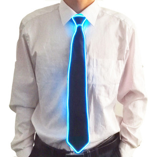Gravata Luminosa Led Personalidade Combinando Bar Dança Gravata Luminosa Led Personalidade Combinando Bar Dança