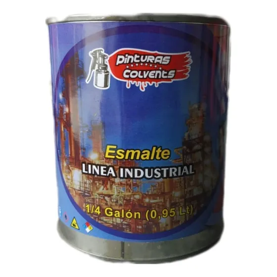 Pintura Esmalte Blanco Brillante 1/4 De Galón Colven 