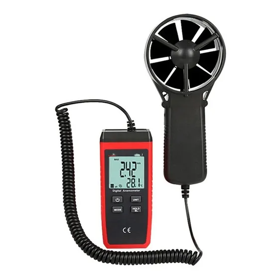 Wdbby Split Digital Anemometer Precise Wind Speed Sensor