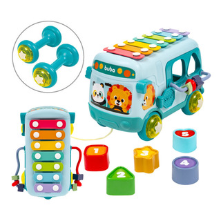 Ănibus Brinquedo Buba Atividades Musical Chocalho BebĂȘ 12m+ Ănibus Brinquedo Buba Atividades Musical Chocalho BebĂȘ 12m+