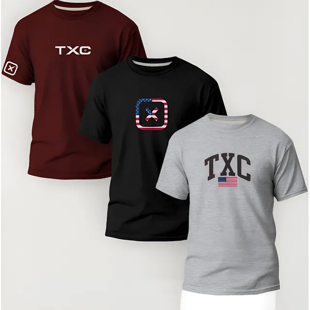 Kit 3 Camisas Texas Masculina Variáveis Country Rodeio Texas