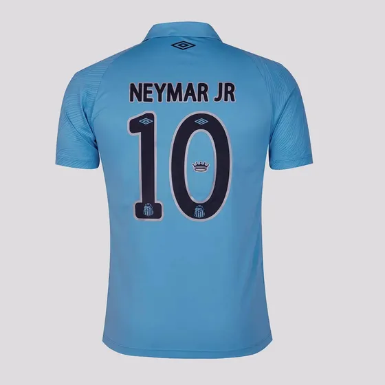 Camisa Umbro Santos Edição Especial 2025 10 Neymar Azul
