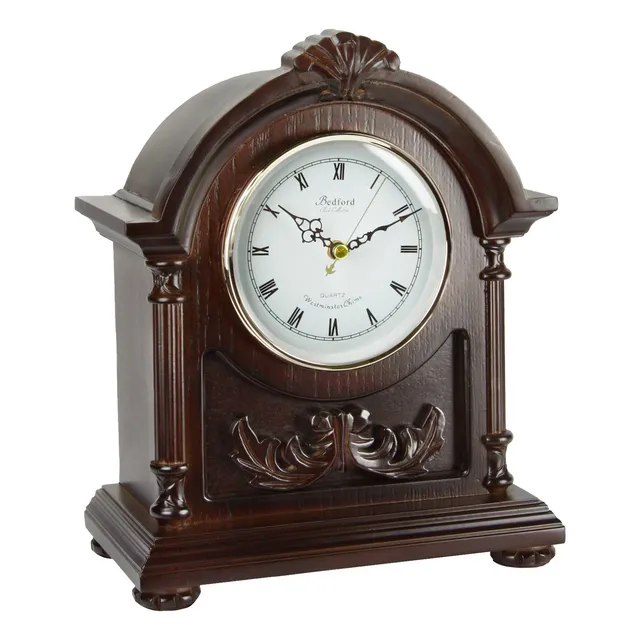 Reloj Mesa Madera Campanilla