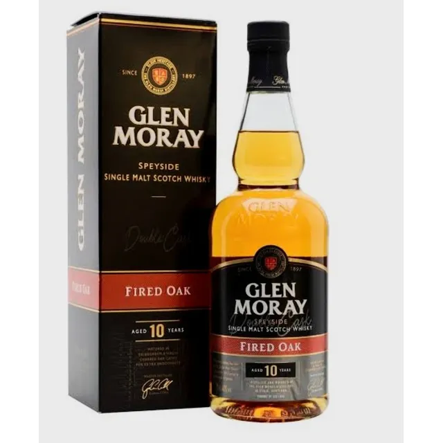 Whisky Glen Moray 10 Años Roble Cocido 700ml.  Envío Gratis