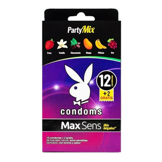 12 Condones Playboy Extra Sensibles Con Aroma Y Sabor 12 Condones Playboy Extra Sensibles Con Aroma Y Sabor