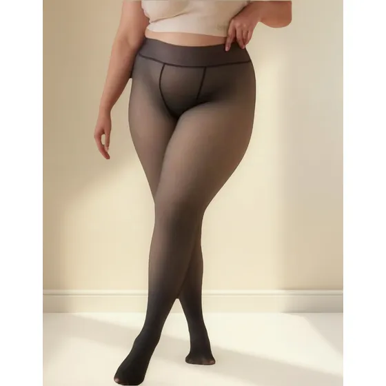 Calza Leggins Termica C/corderito Talla Grande Para Invierno