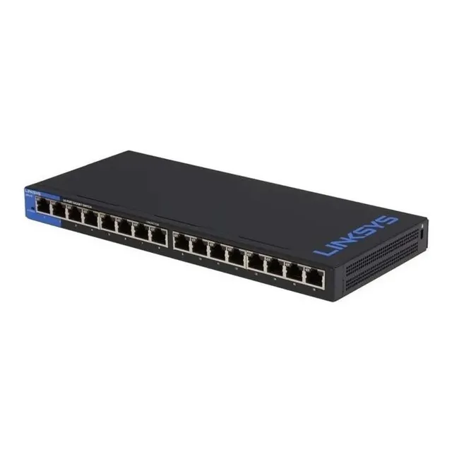 Switch Linksys Business Lgs116 De 16 Puertos Gigabit Desktop