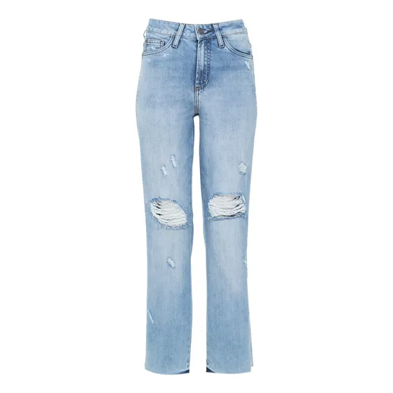 Calça Jeans Dudalina 2439 Feminina Rasgada
