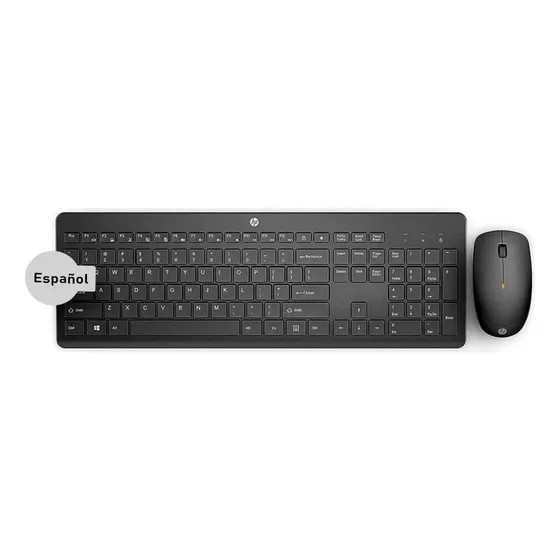 Kit De Teclado Y Mouse Hp 235 Inalámbrico Micro Usb