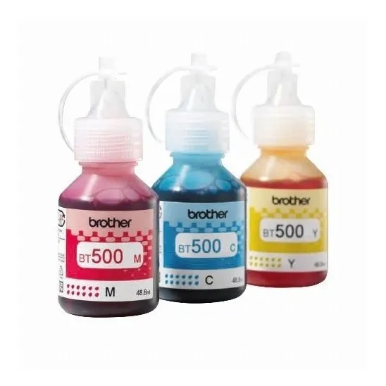 Kit De 3 Tintas Originales Brother -  Bt5001 (c,m,y)