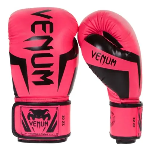 Guante Venum Elite Neo Pink
