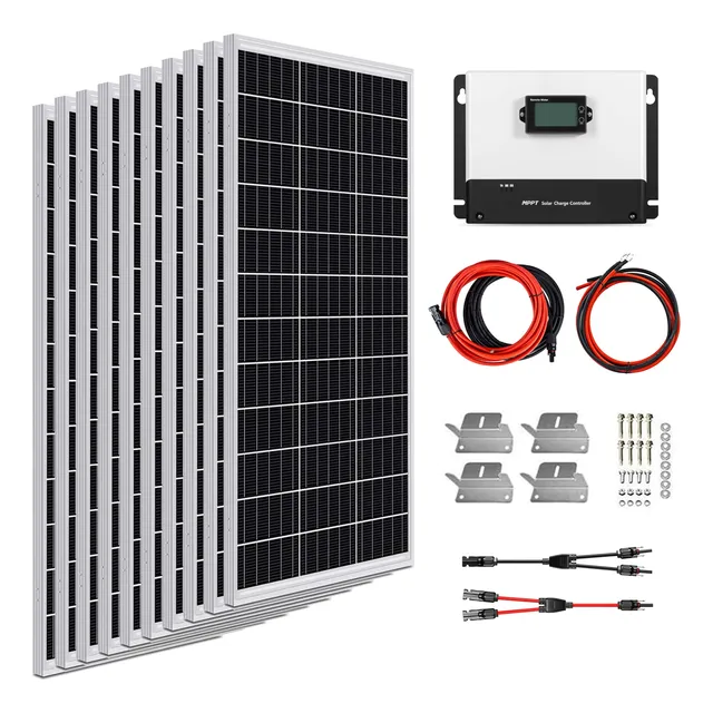 Expertpower Kit Panel Solar Monorigido Controlador Carga Rv