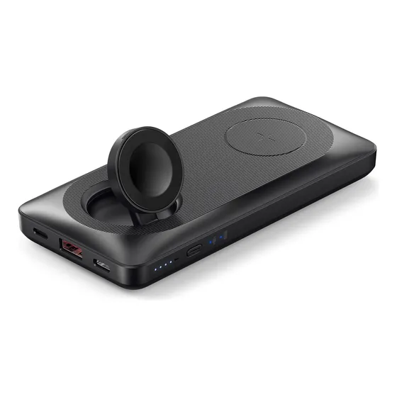 Batería Portátil Carga Inalámbrica Para iPhone Y Apple Watch