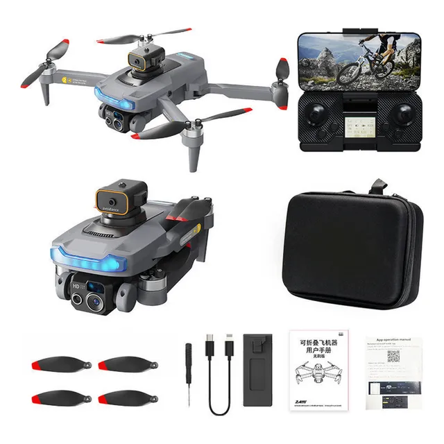Mini Dron Con Cámara Dual, 2 Baterías, Wifi, Para Principian