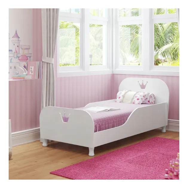 Cama Para Niños Nacion Muebles Color Blanco